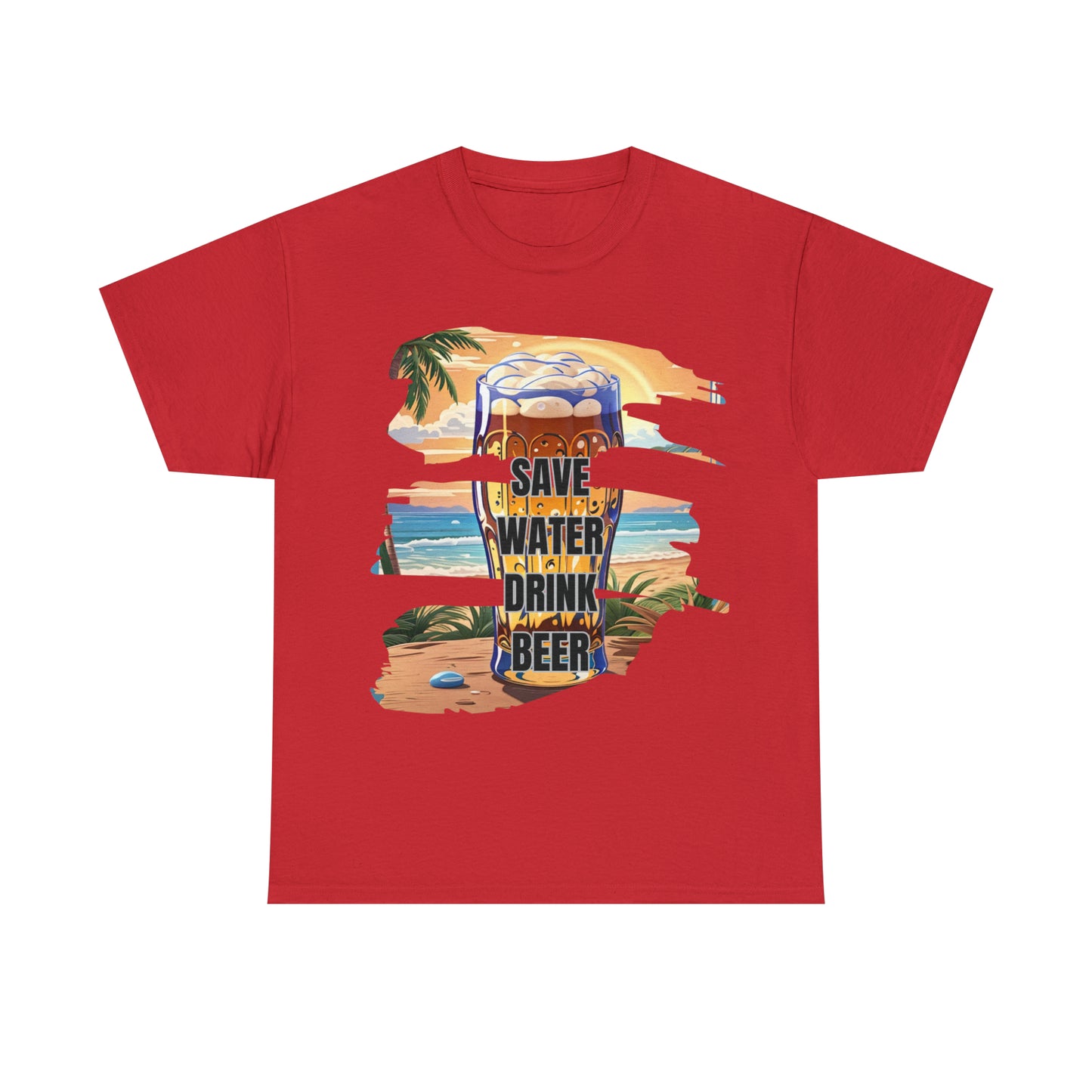 Camiseta unisex de algodón pesado - Vaso de cerveza