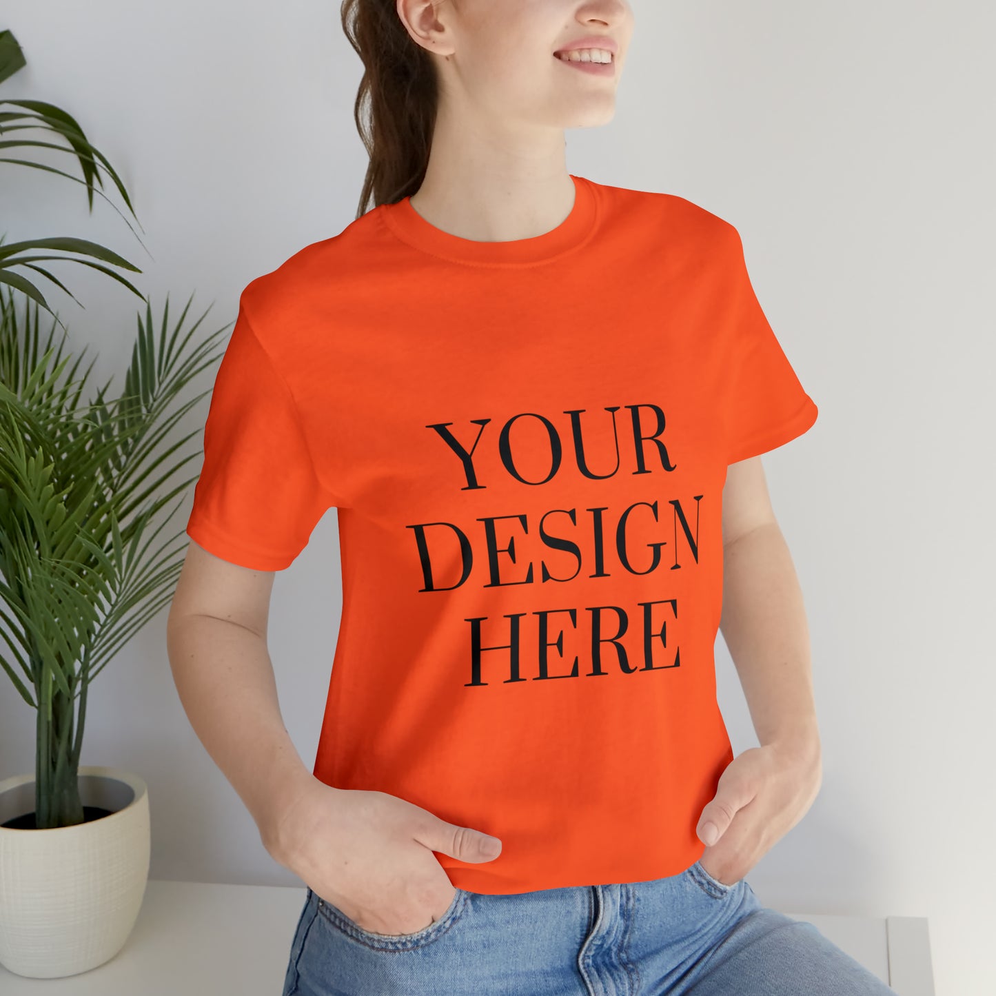 Camiseta de manga corta unisex Jersey - Personalizada - Tu diseño aquí - 01