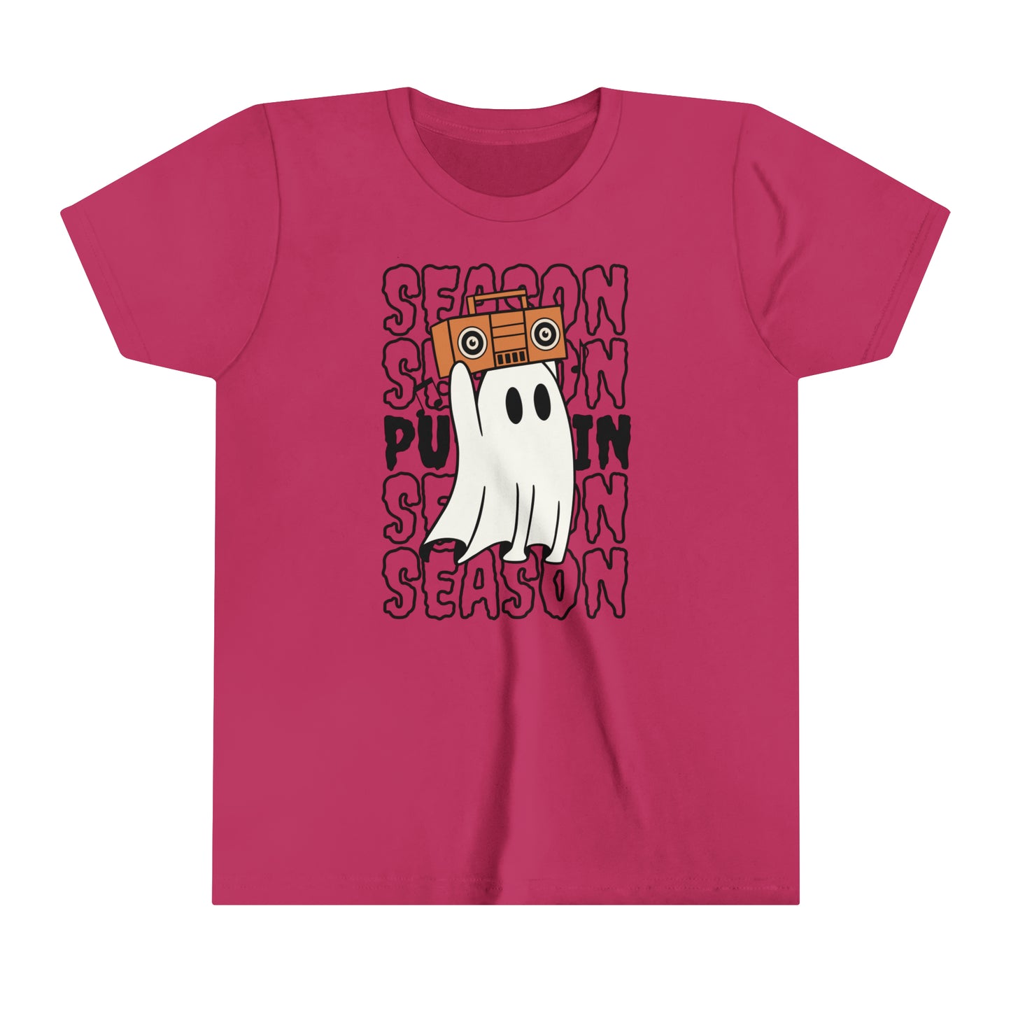 T-shirt à manches courtes pour jeunes - Halloween - Petit Fantôme - 15