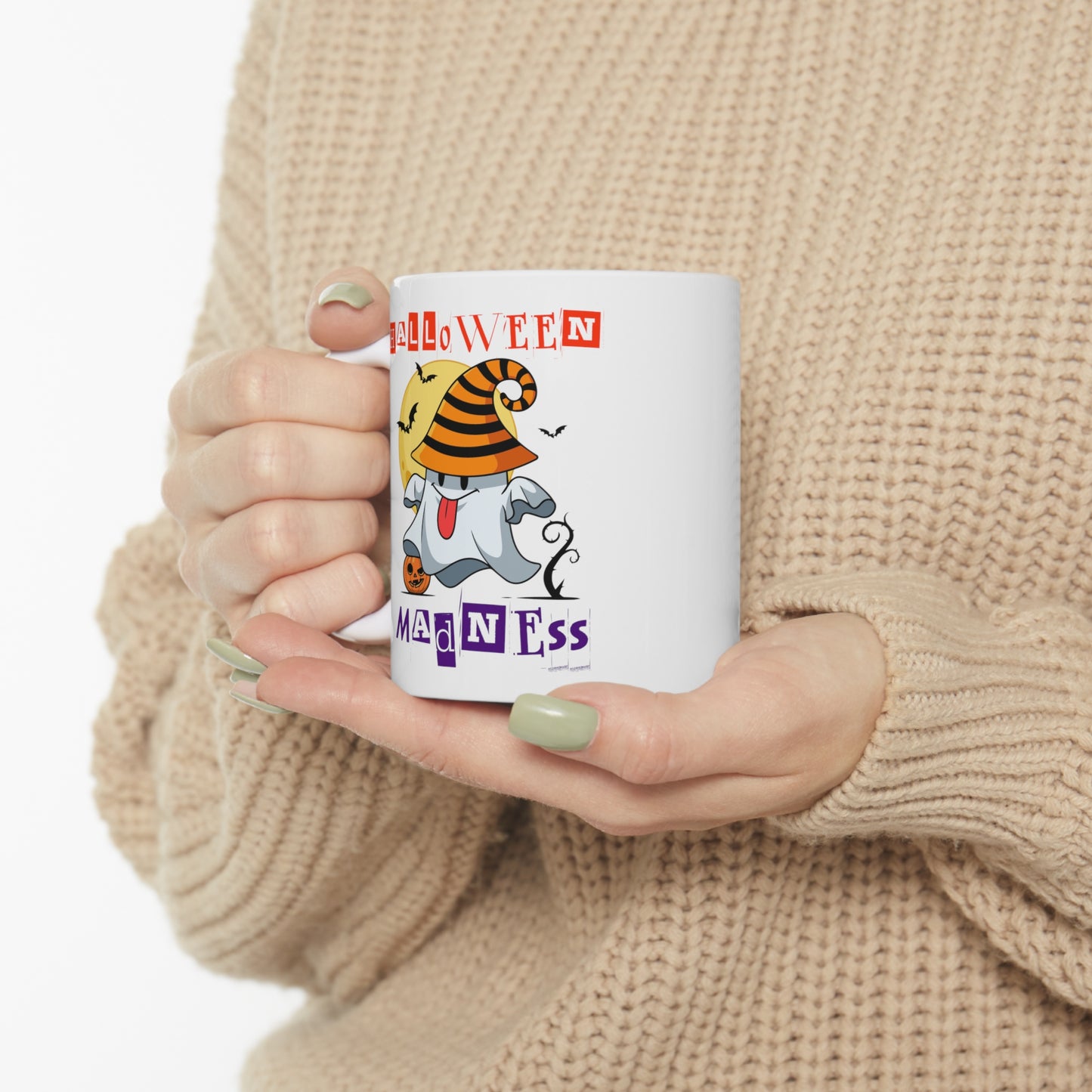 Taza de Cerámica 11oz - Halloween - Pequeño Fantasma - 04