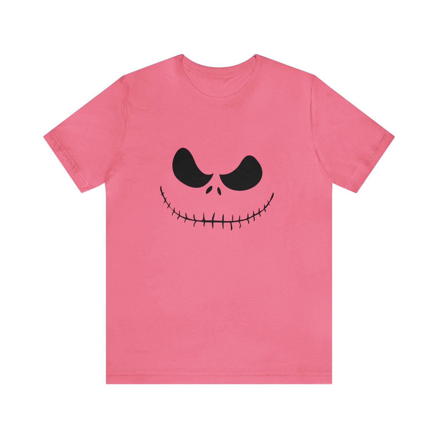 Camiseta de manga corta Unisex Jersey - Cara de terror de Halloween - 02