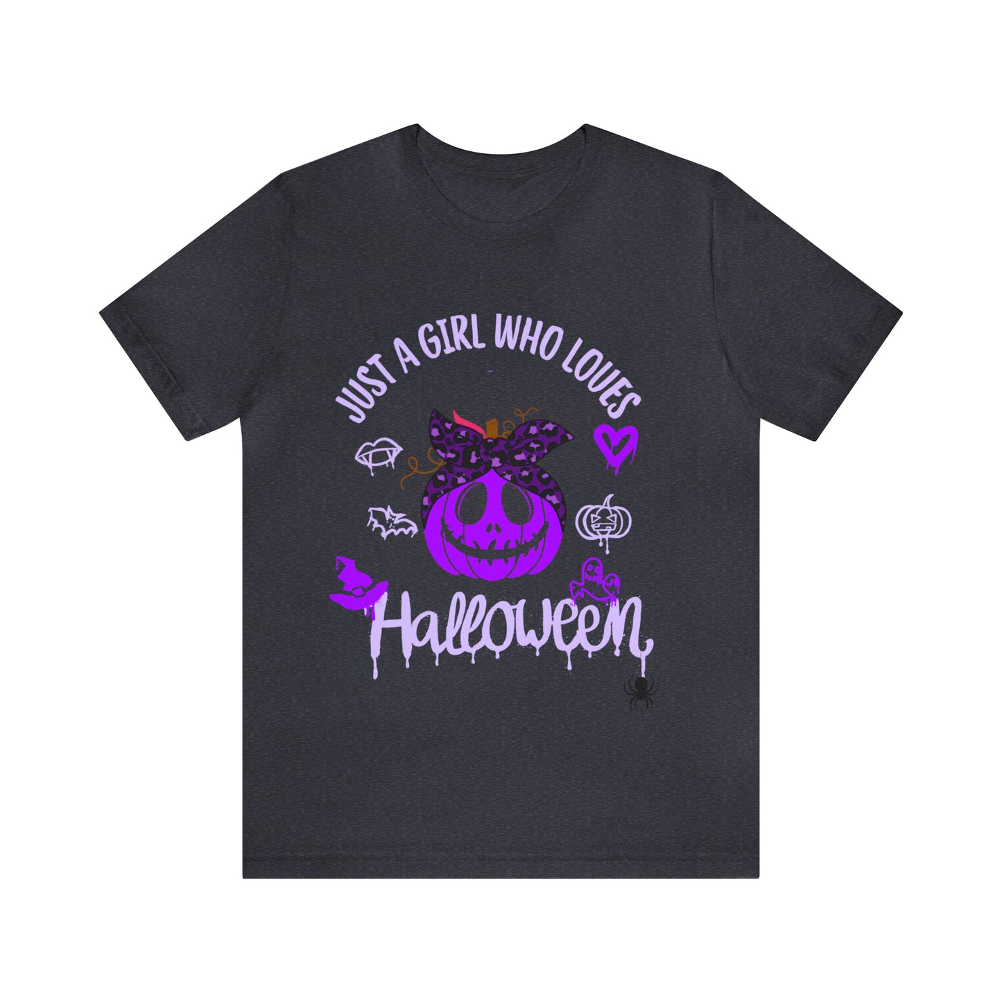 Unisex Jersey Short Sleeve Tee - Halloween - Just a Girl - 02