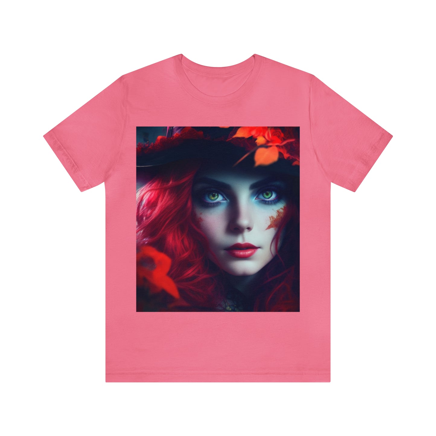 Camiseta de manga corta unisex Jersey - Halloween Witch AI - 04
