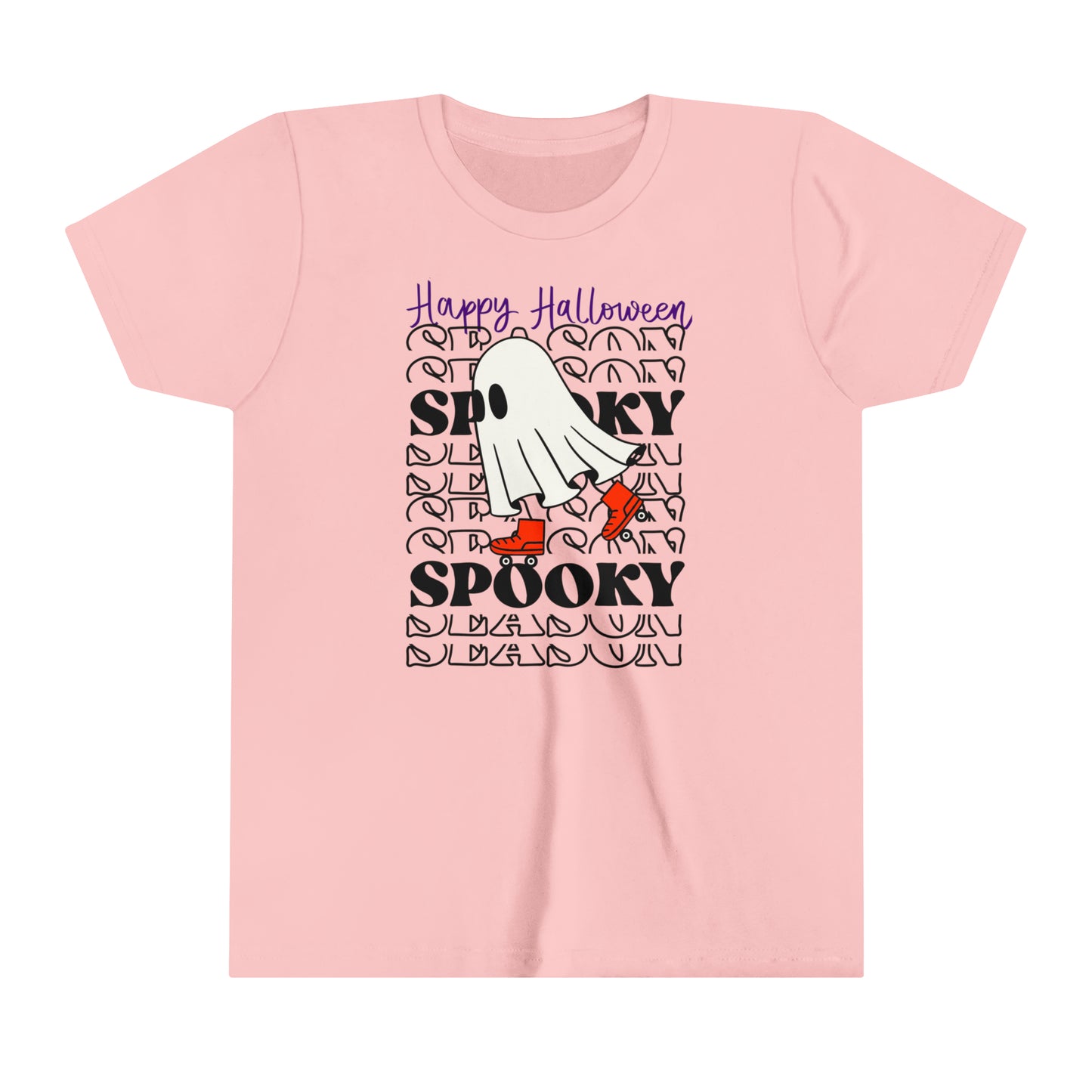 T-shirt à manches courtes pour jeunes - Halloween - Petit Fantôme - 10