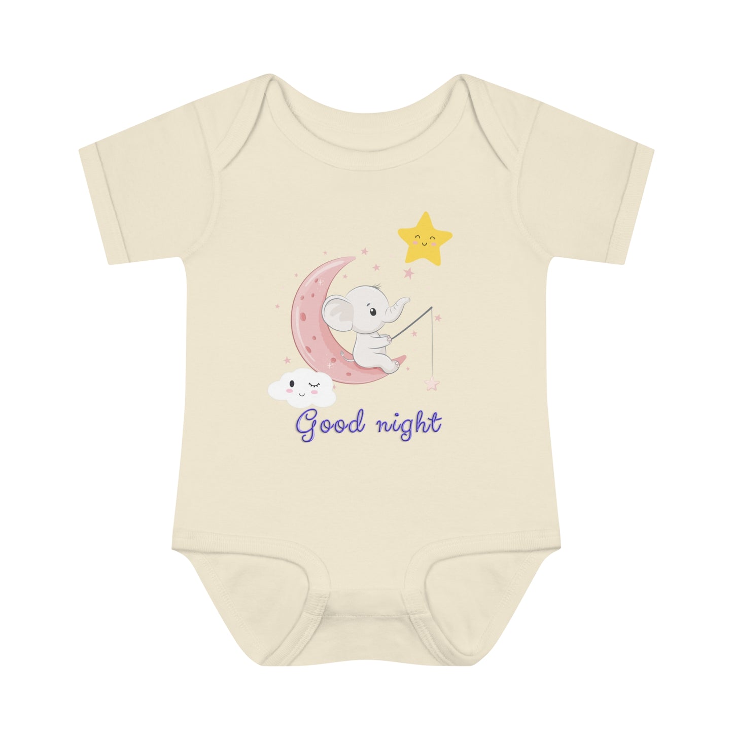 Body de canalé para bebé - Bebé elefante - 04