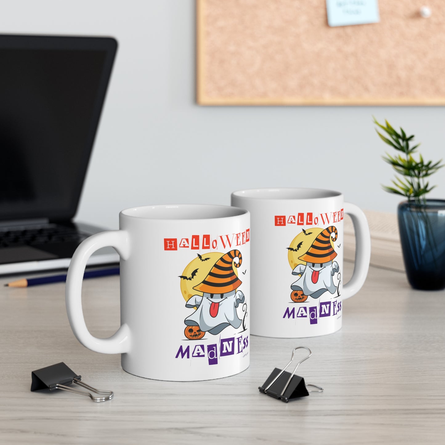 Taza de Cerámica 11oz - Halloween - Pequeño Fantasma - 04