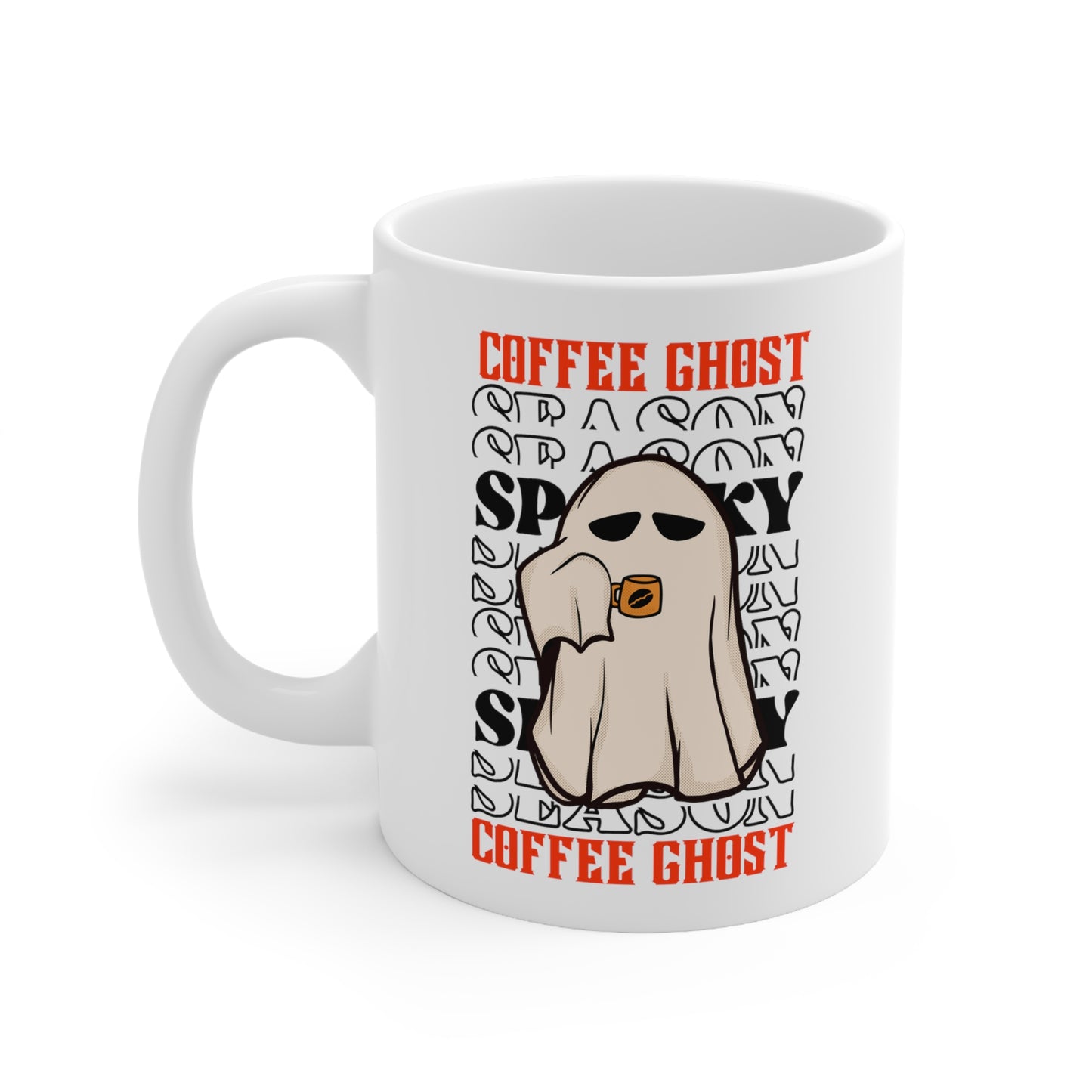 Mug en céramique 11oz - Halloween - Petit Fantôme - 12