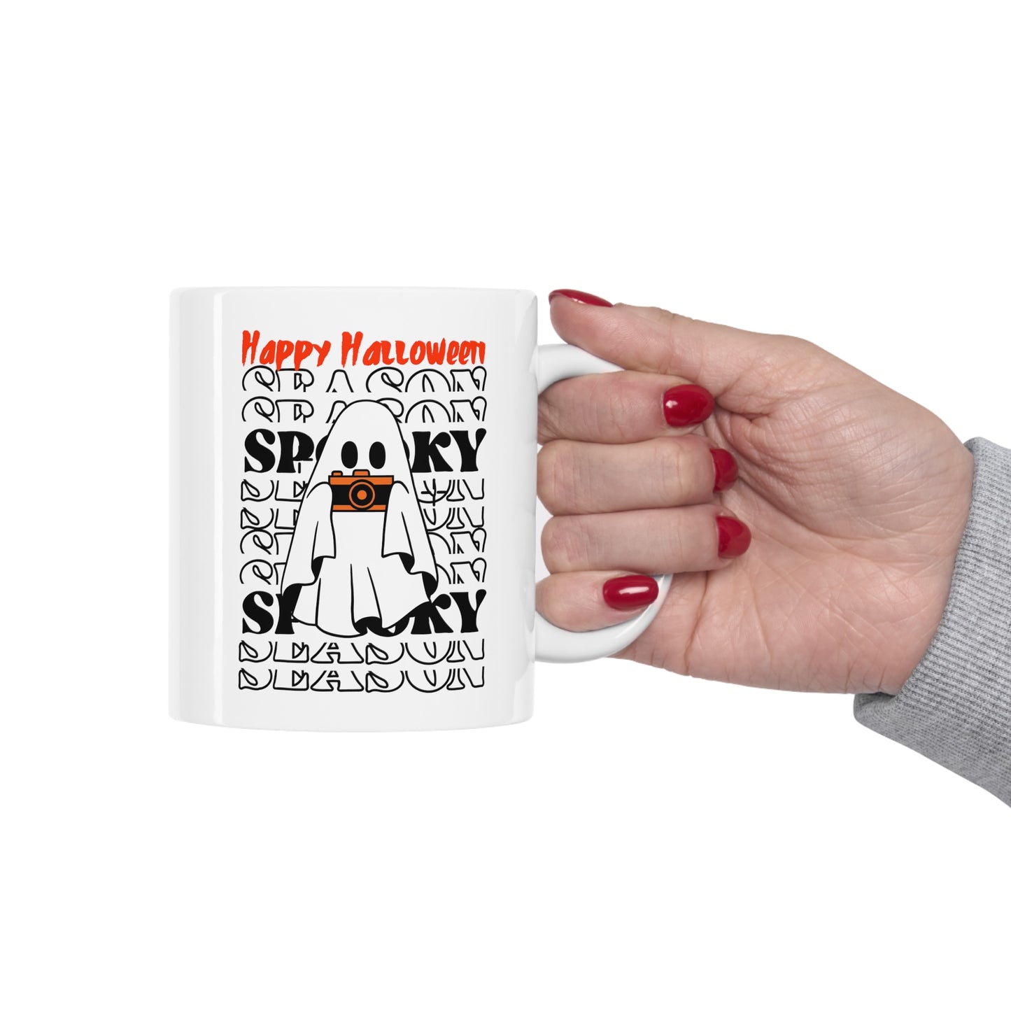Mug en céramique 11oz - Halloween - Petit Fantôme - 08