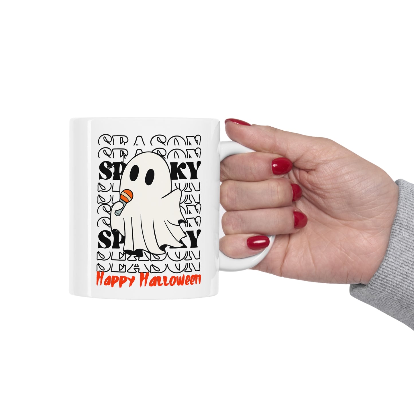 Taza de Cerámica 11oz - Halloween - Pequeño Fantasma - 06
