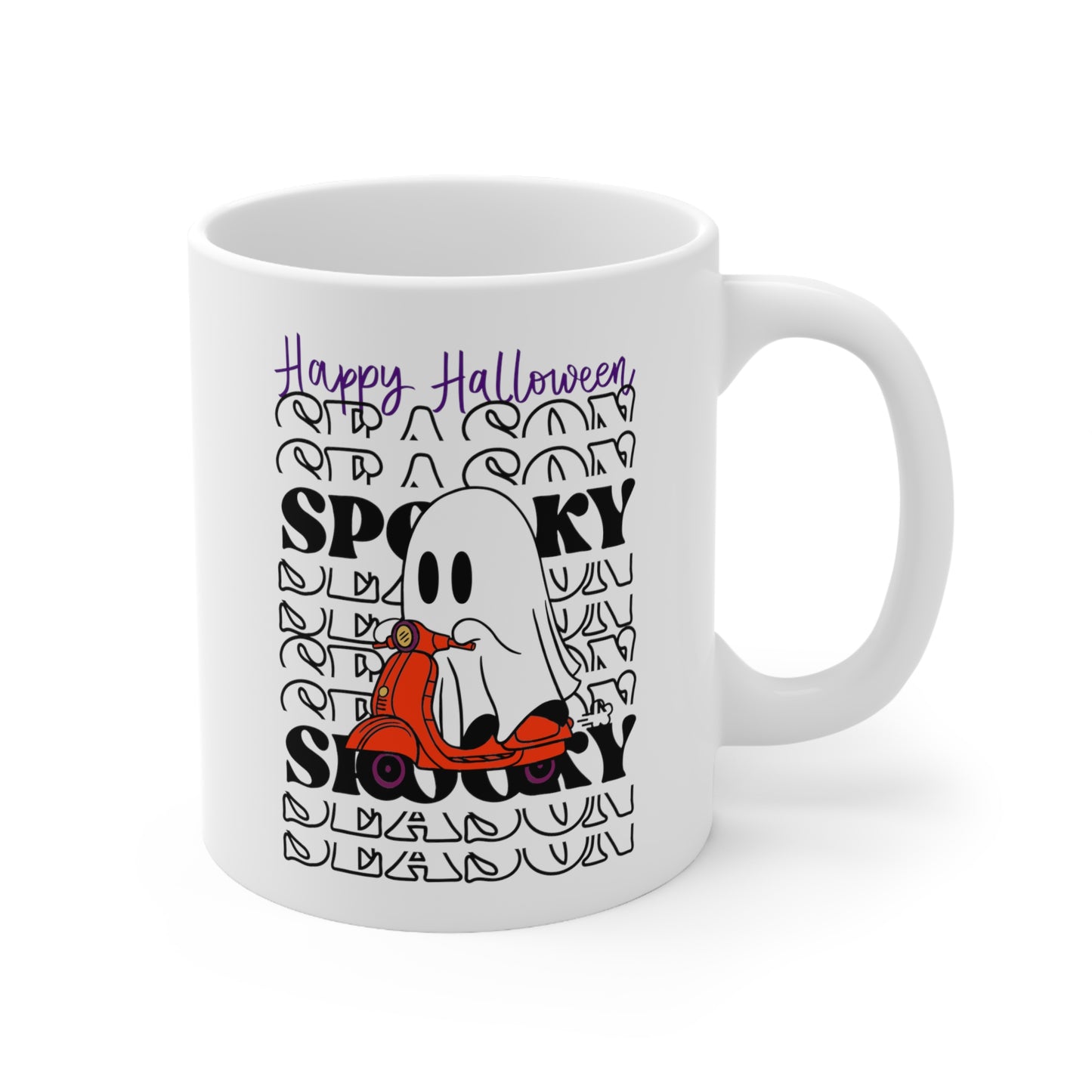 Mug en céramique 11oz - Halloween - Petit Fantôme - 09