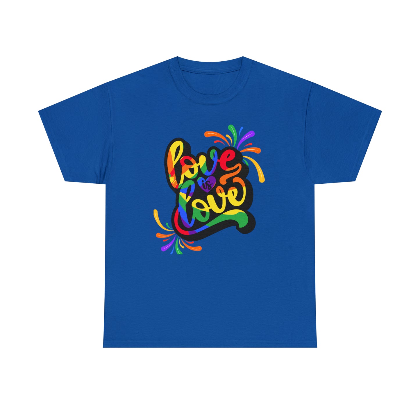Camiseta unisex de algodón pesado - El amor es amor - 01