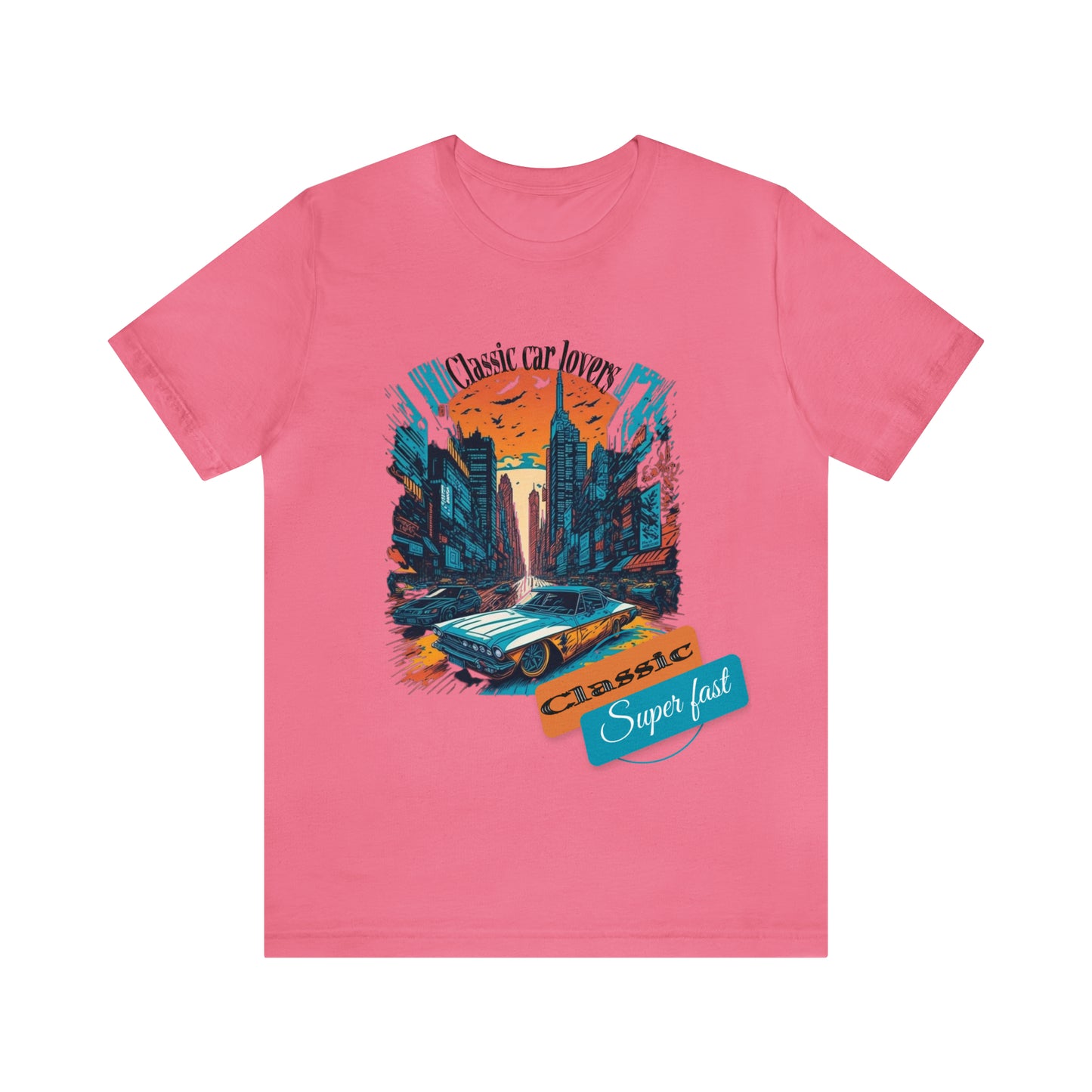 Camiseta Jersey Manga Corta - Coche Clásico - 01