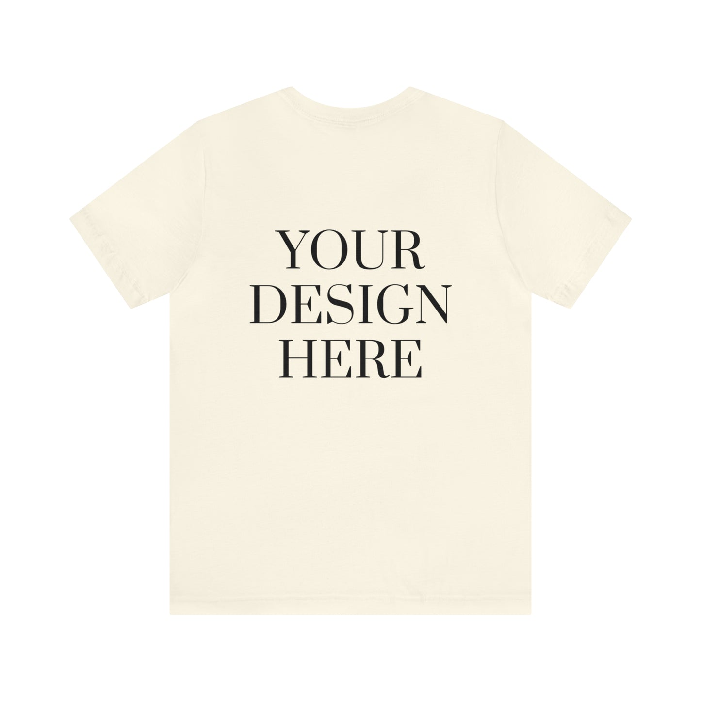 Camiseta de manga corta unisex Jersey - Personalizada - Tu diseño aquí - 01