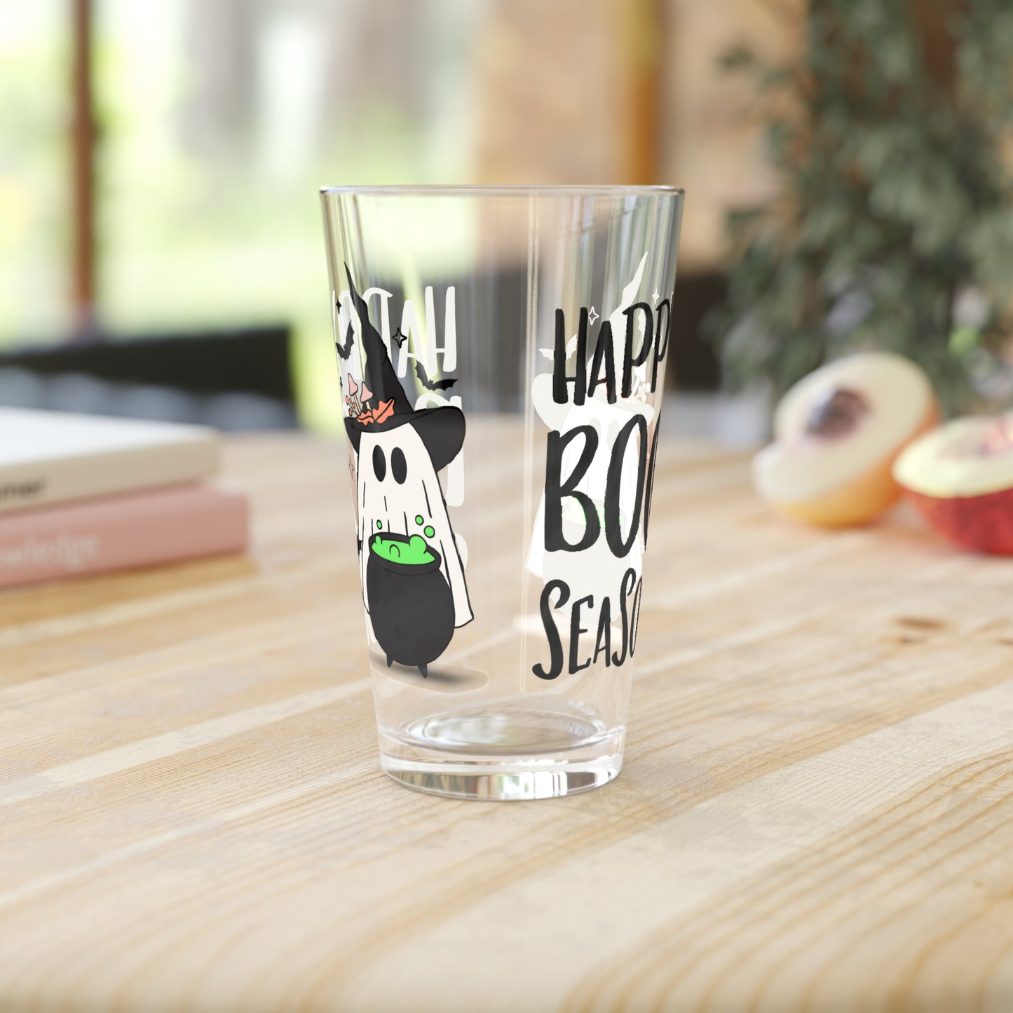 Vaso de pinta, 16 oz - Halloween - Pequeño fantasma - 20
