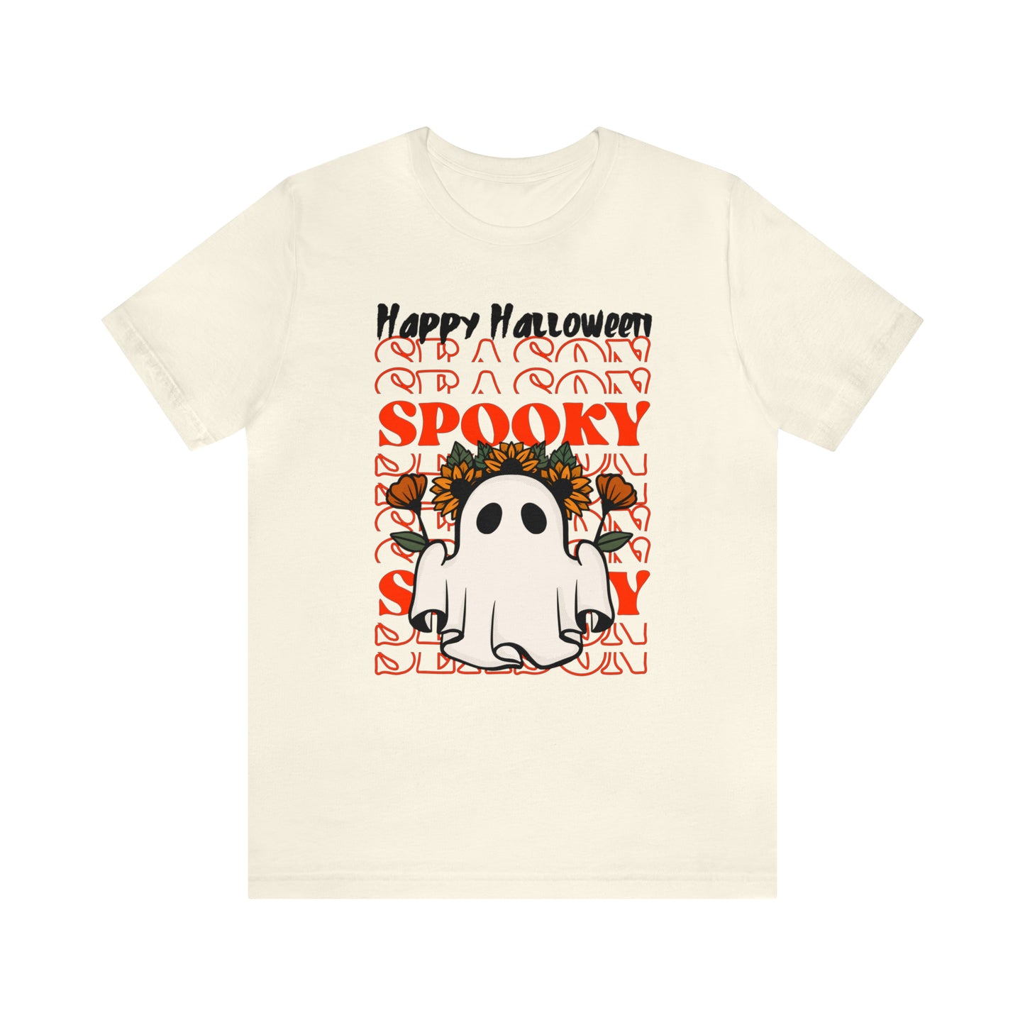 Camiseta de manga corta Unisex Jersey - Halloween - Pequeño Fantasma - 11