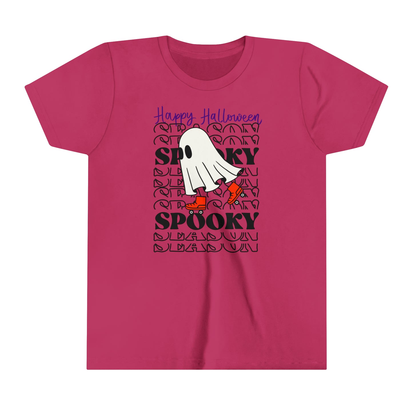 T-shirt à manches courtes pour jeunes - Halloween - Petit Fantôme - 10