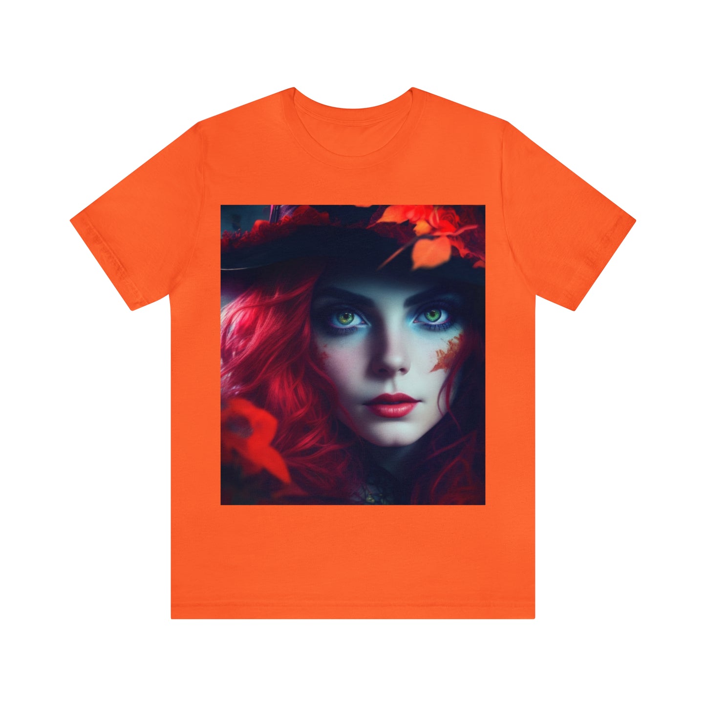 Camiseta de manga corta unisex Jersey - Halloween Witch AI - 04