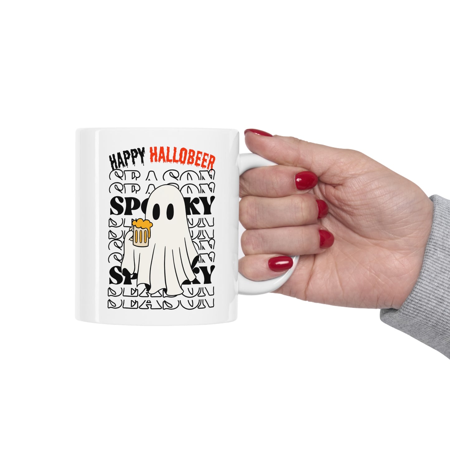 Taza de Cerámica 11oz - Halloween - Pequeño Fantasma - 01