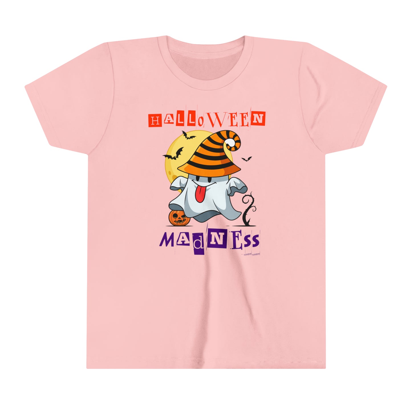 T-shirt à manches courtes pour jeunes - Halloween - Petit Fantôme - 04