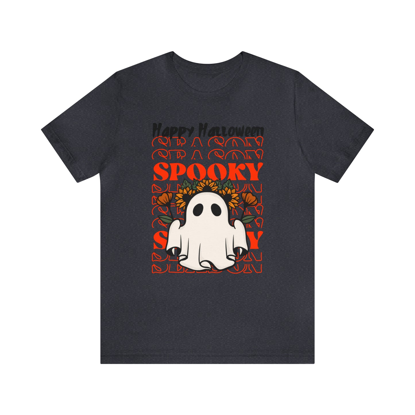 Camiseta de manga corta Unisex Jersey - Halloween - Pequeño Fantasma - 11