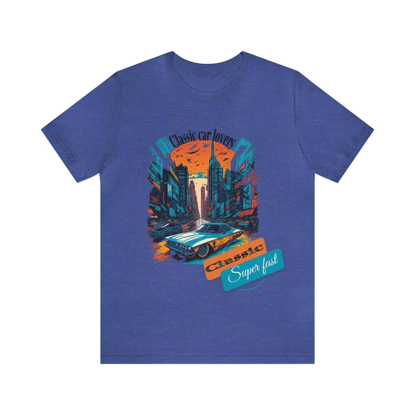 Camiseta Jersey Manga Corta - Coche Clásico - 01