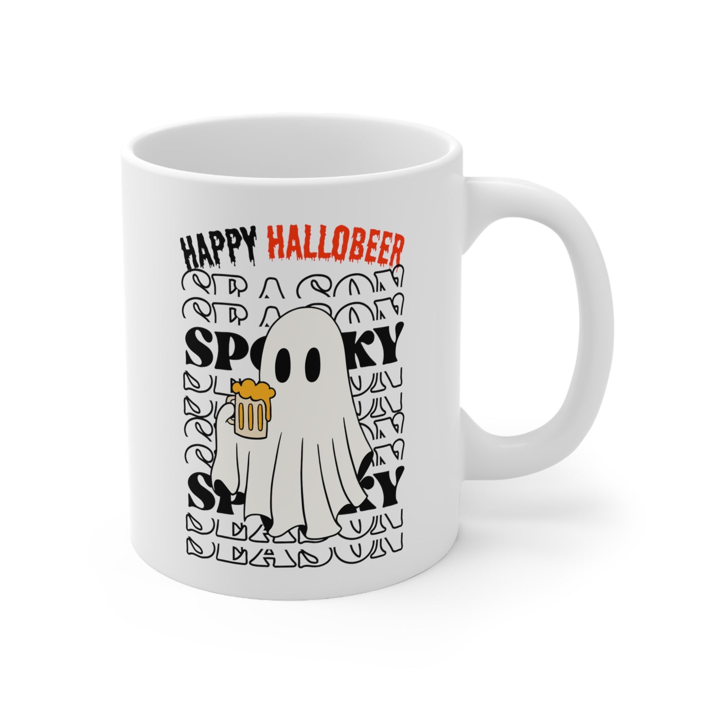 Taza de Cerámica 11oz - Halloween - Pequeño Fantasma - 01