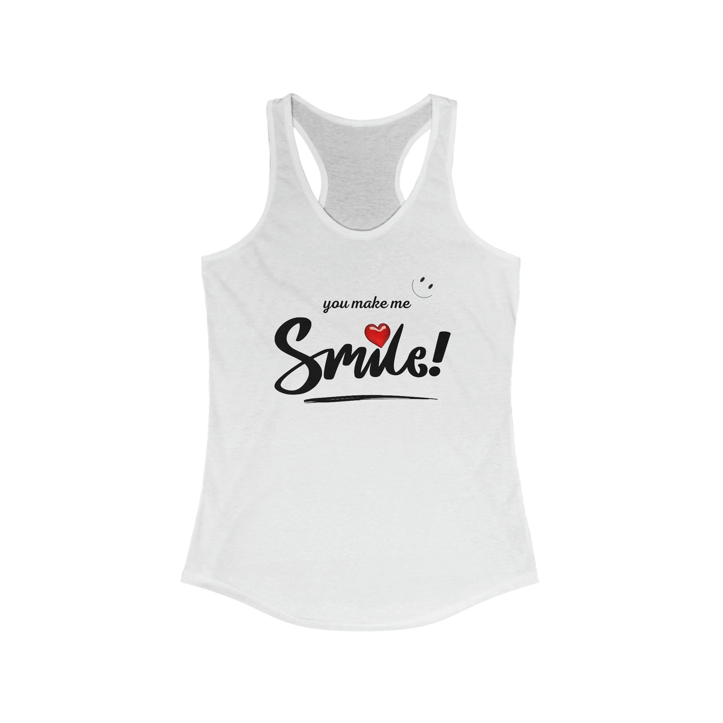 Camiseta sin mangas con espalda cruzada ideal para mujer - Me haces sonreír - 04