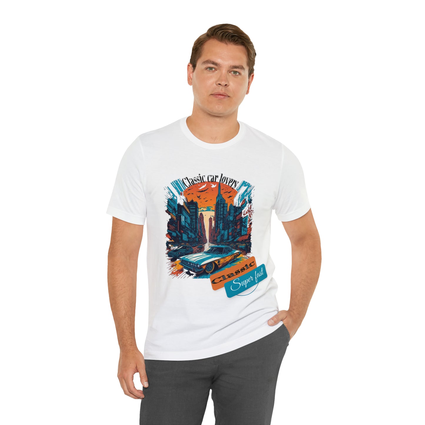 Camiseta Jersey Manga Corta - Coche Clásico - 01