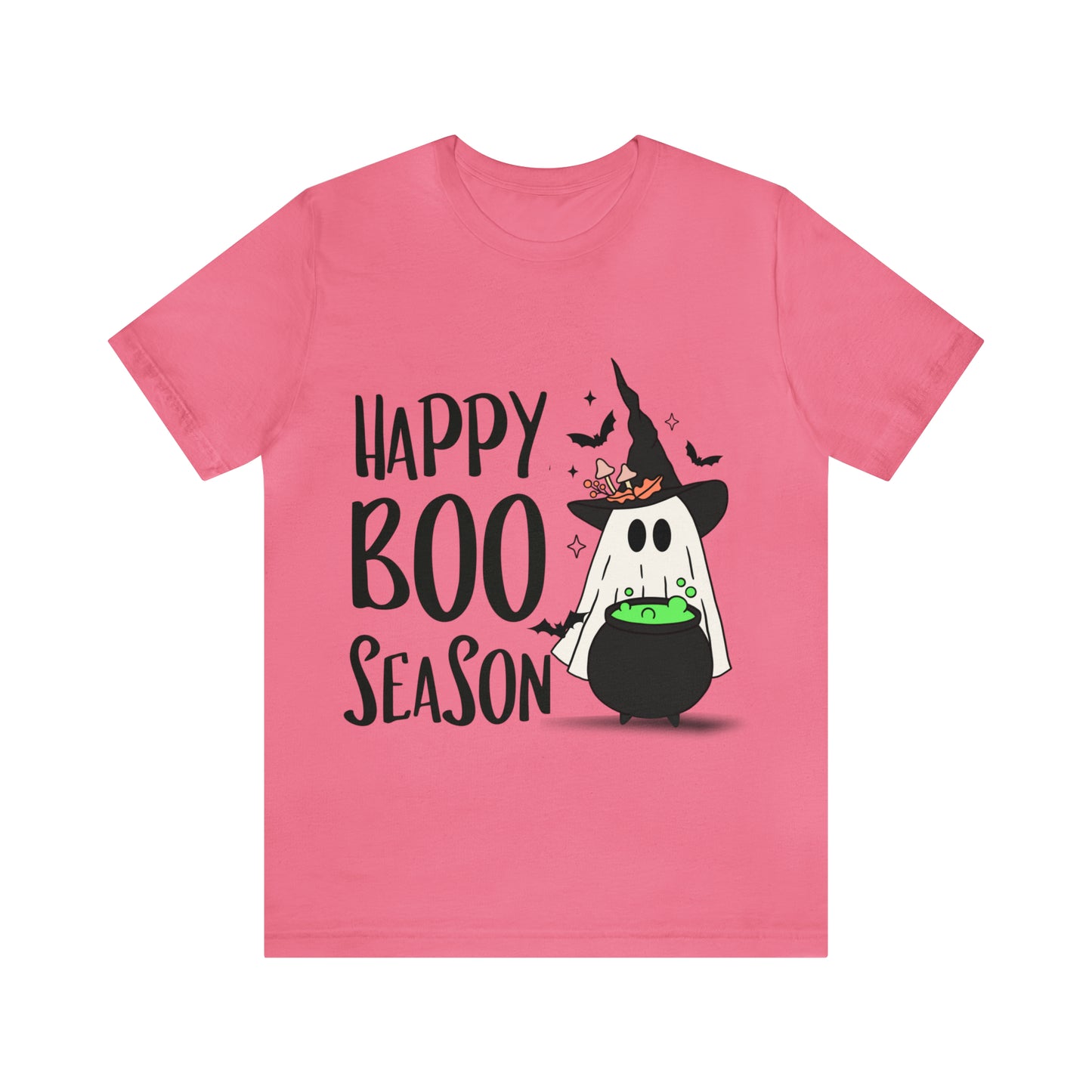 Tee-shirt à manches courtes en jersey unisexe - Halloween - Petit Fantôme - 20