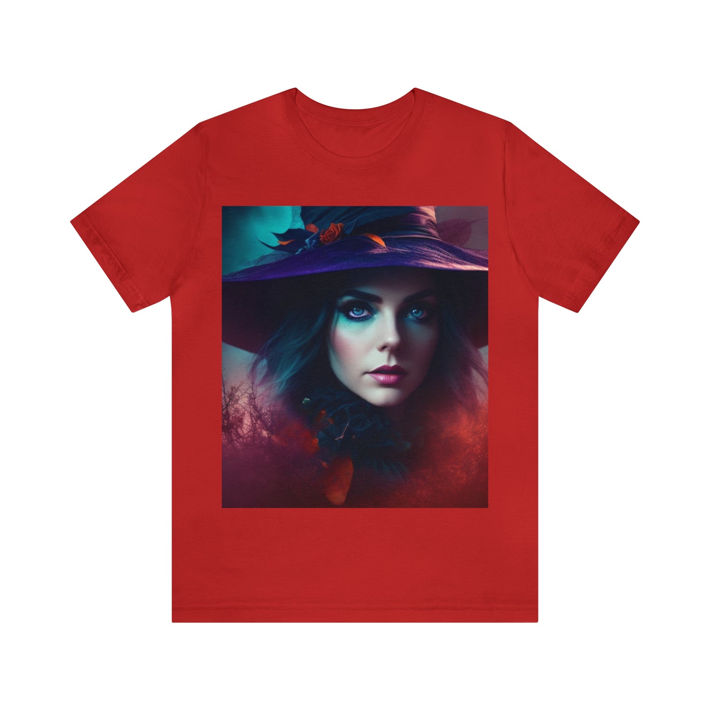 Camiseta de manga corta unisex Jersey - Halloween Witch AI - 08