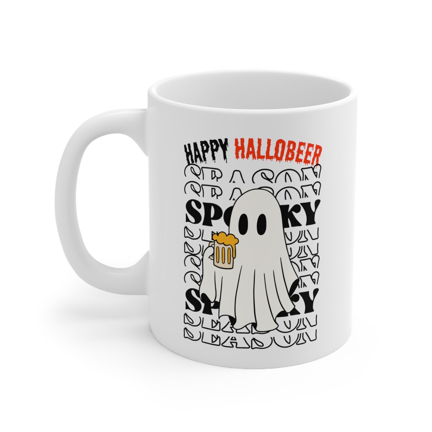 Taza de Cerámica 11oz - Halloween - Pequeño Fantasma - 01