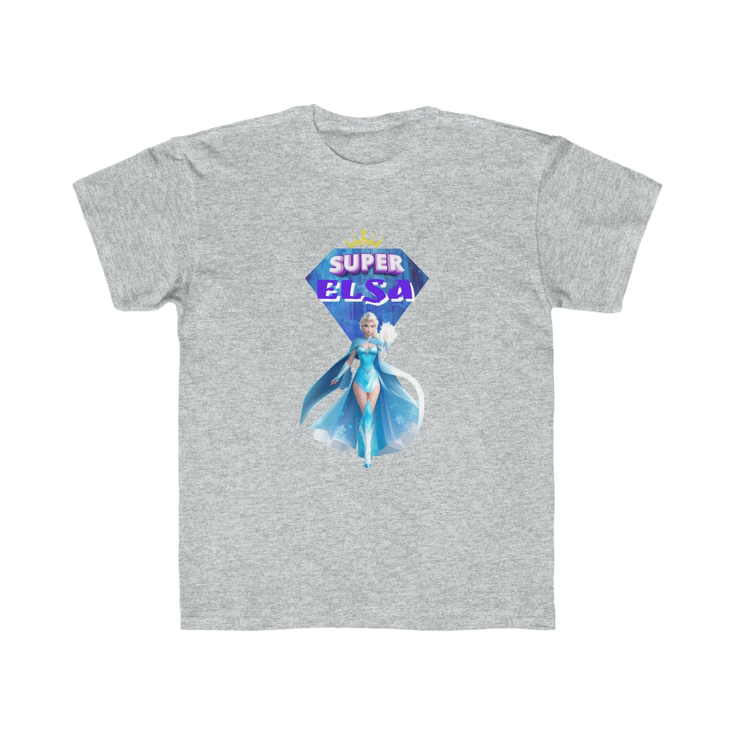 Camiseta de corte regular para niños - Princesas Heroína Elsa