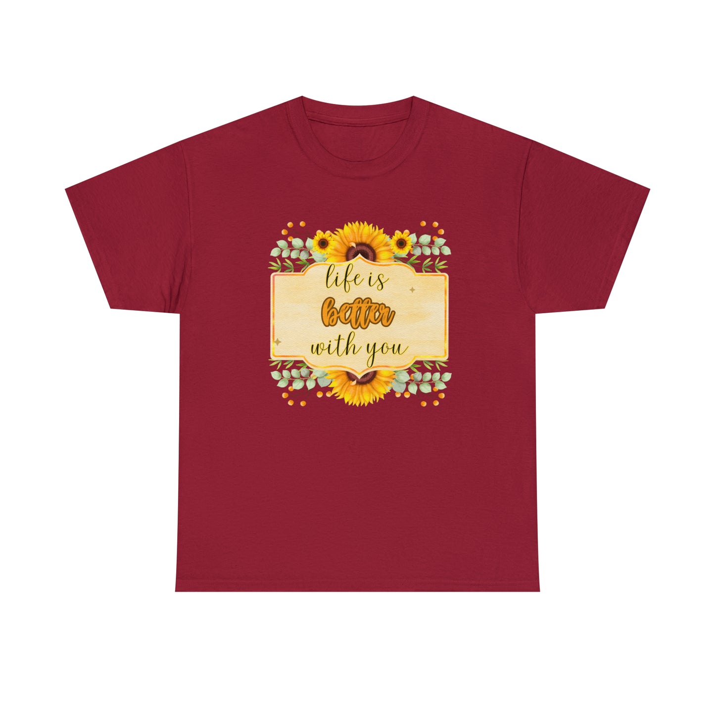 Camiseta unisex de algodón pesado - Amor y libertad - 08