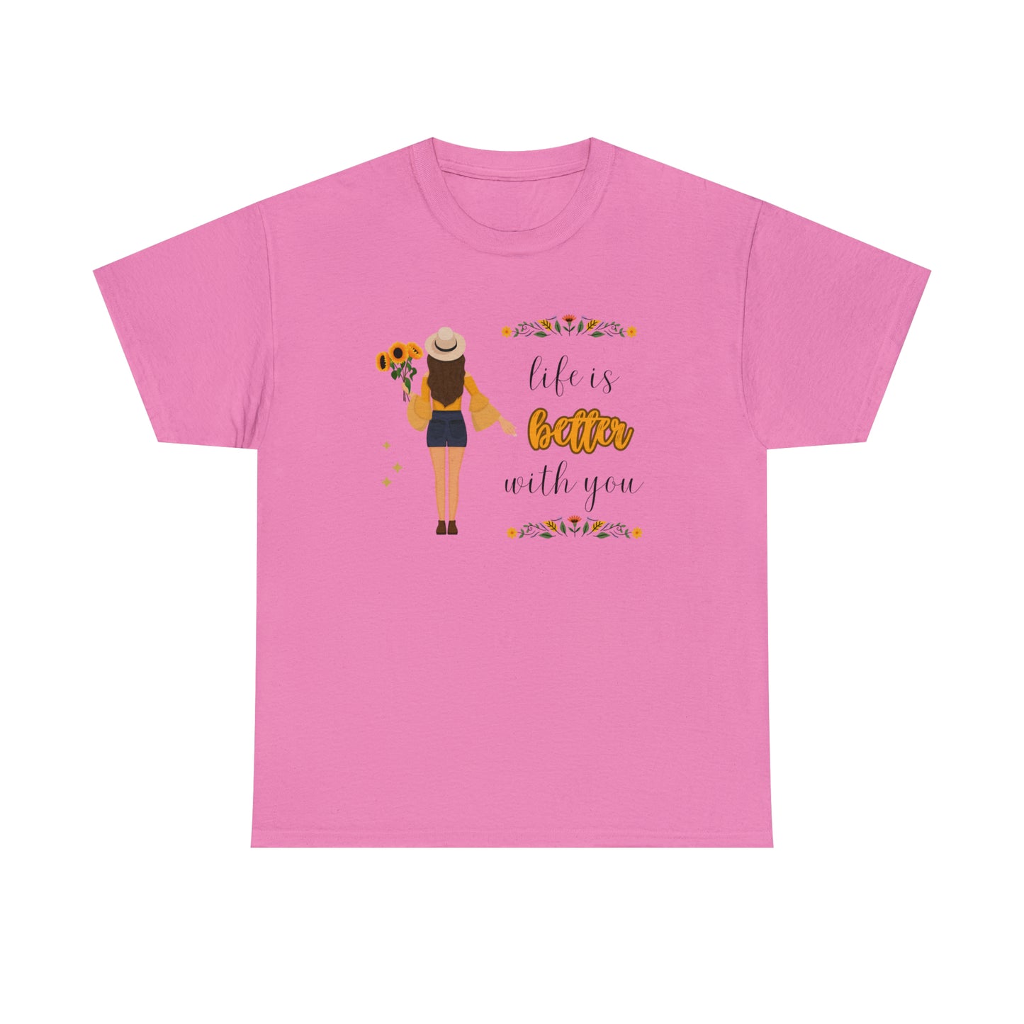 Camiseta unisex de algodón pesado - Amor y libertad - 09