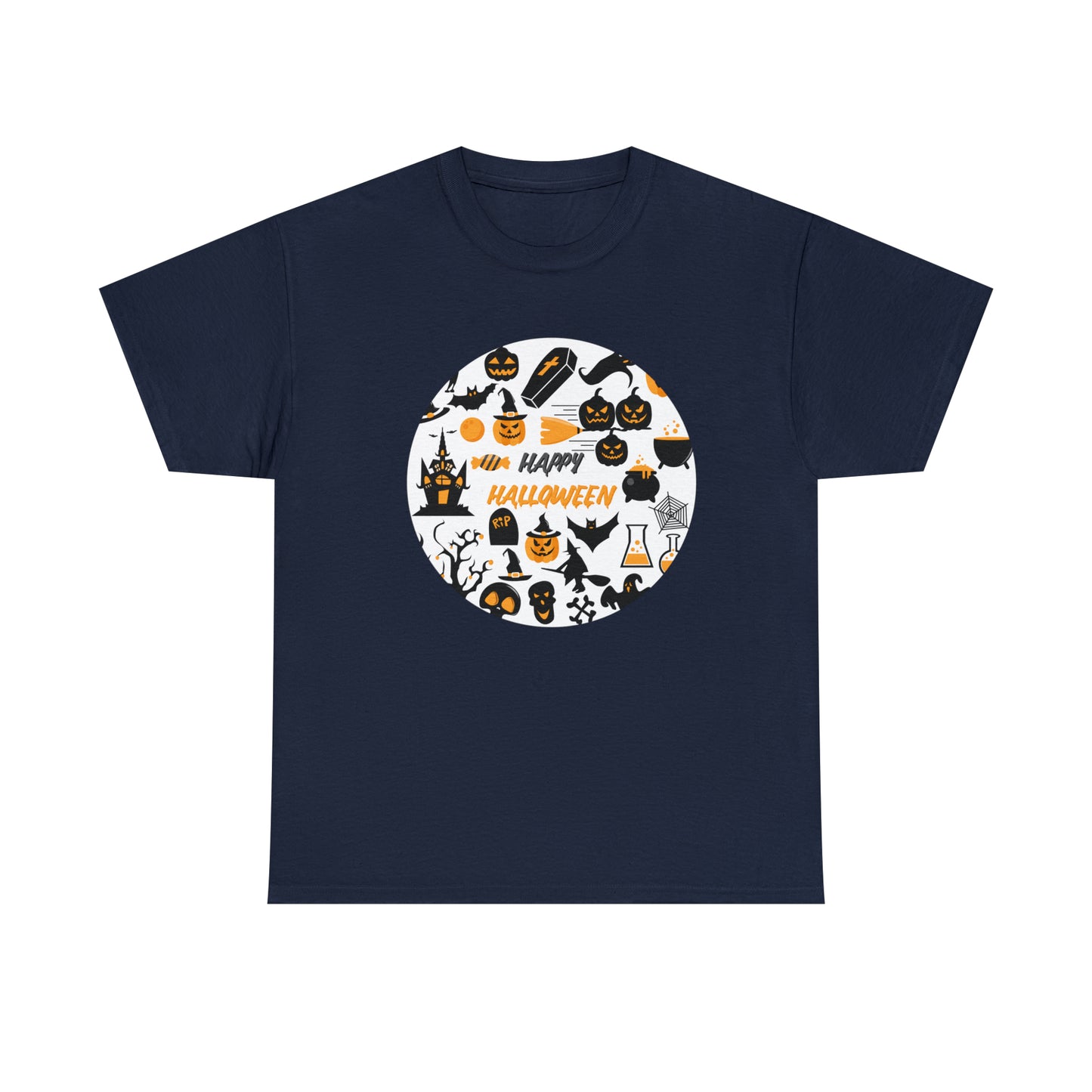Tee-shirt unisexe en coton lourd - Joyeux Halloween