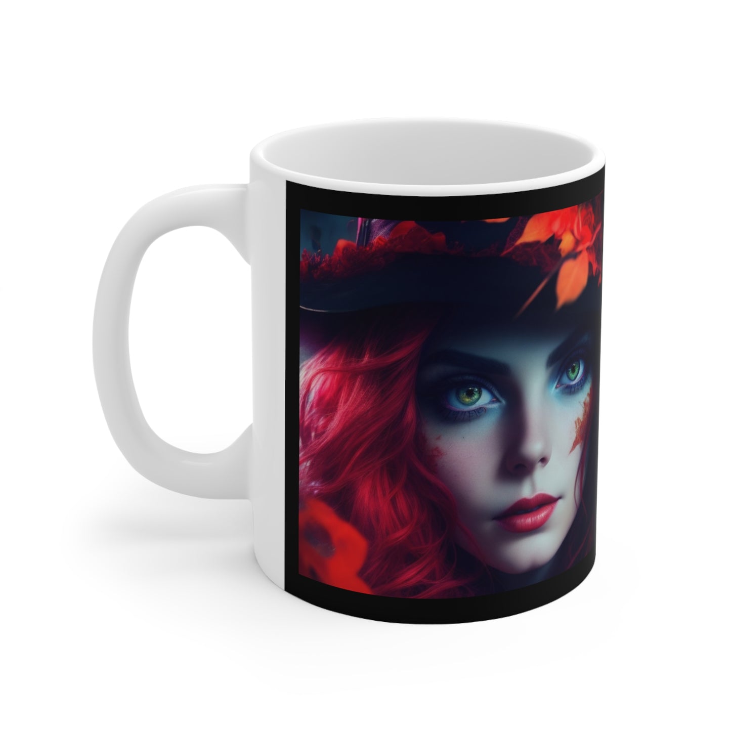 Taza de Cerámica 11oz - Bruja de Halloween AI - 04
