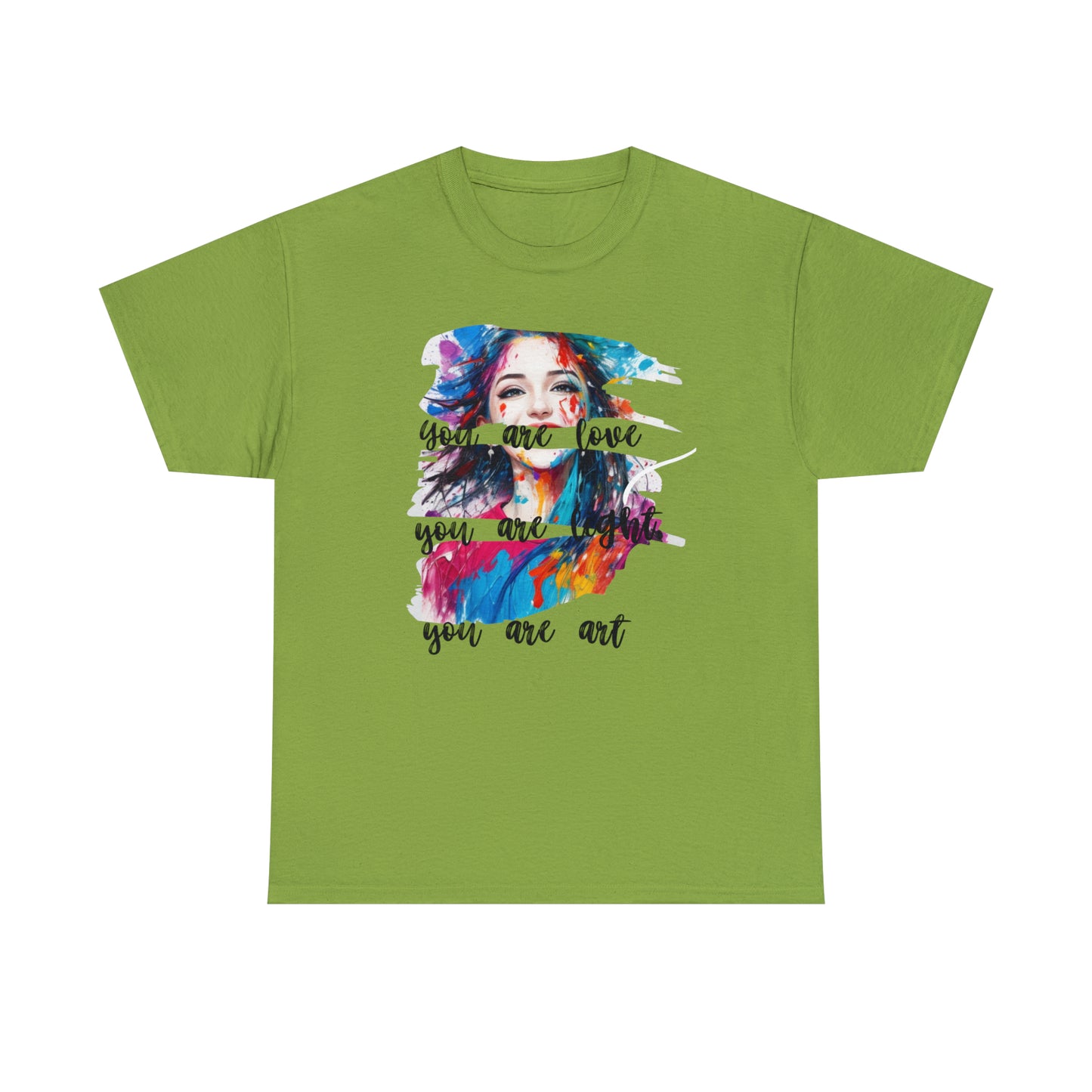 Camiseta unisex de algodón pesado - Amor y libertad - 03