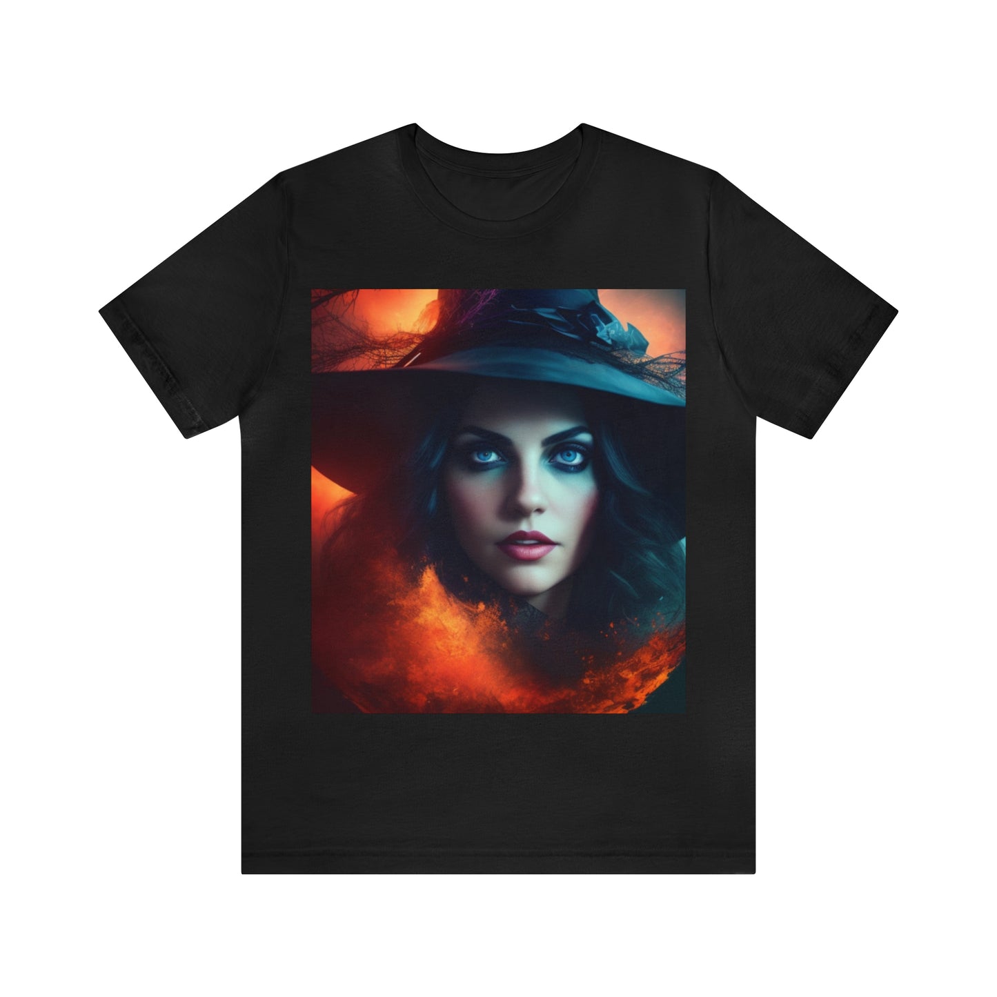 Camiseta de manga corta unisex Jersey - Halloween Witch AI - 07