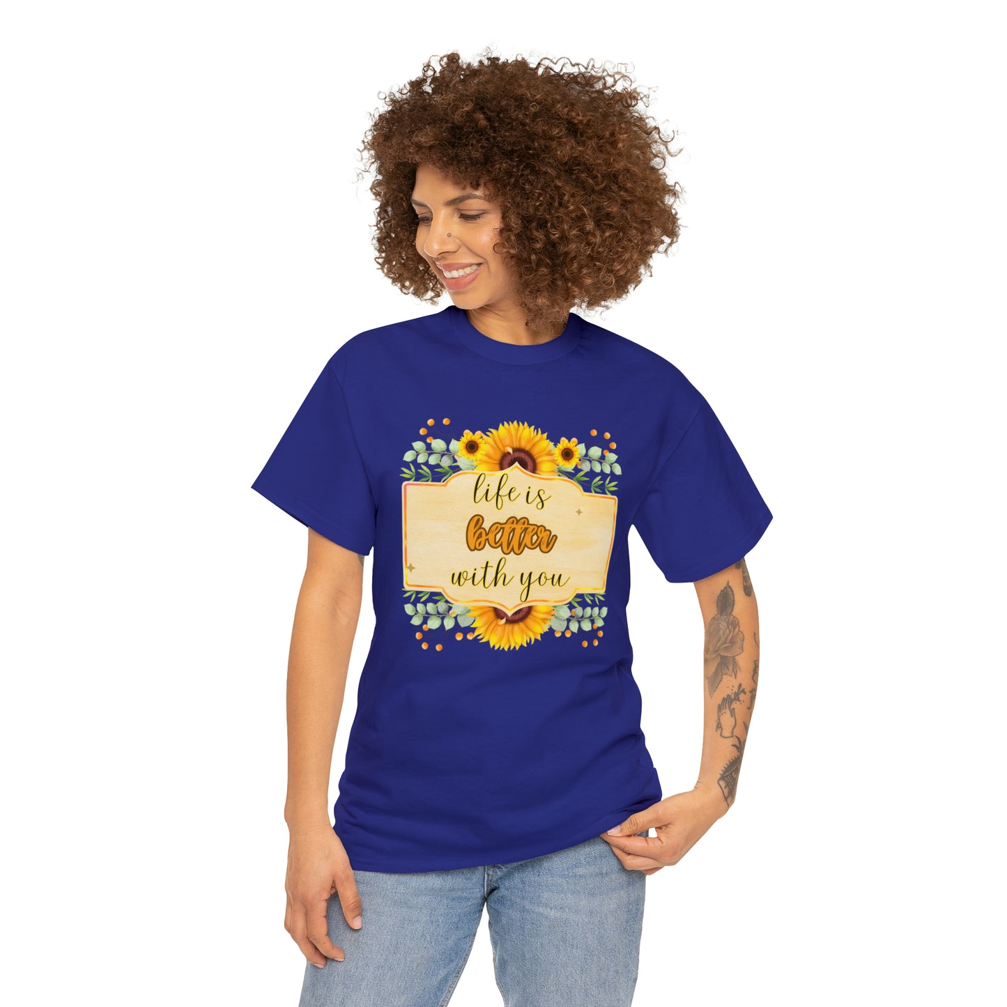 Camiseta unisex de algodón pesado - Amor y libertad - 08