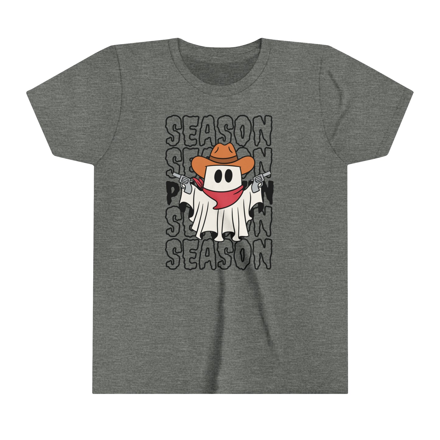T-shirt à manches courtes pour jeunes - Halloween - Petit Fantôme - 17
