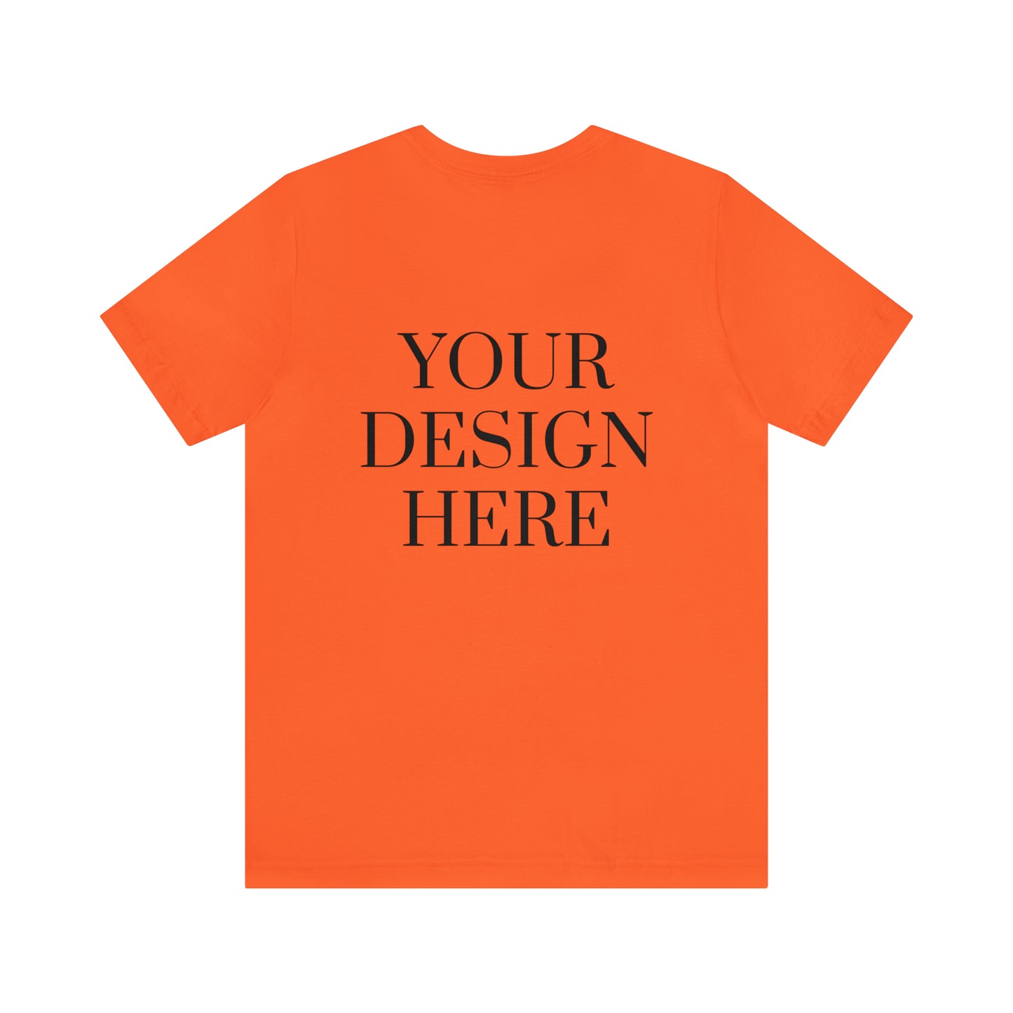 Camiseta de manga corta unisex Jersey - Personalizada - Tu diseño aquí - 01
