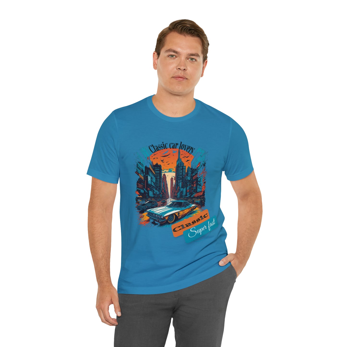 Camiseta Jersey Manga Corta - Coche Clásico - 01
