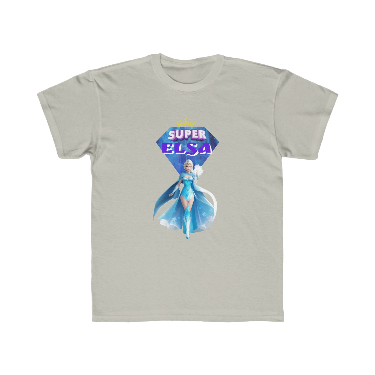 Camiseta de corte regular para niños - Princesas Heroína Elsa