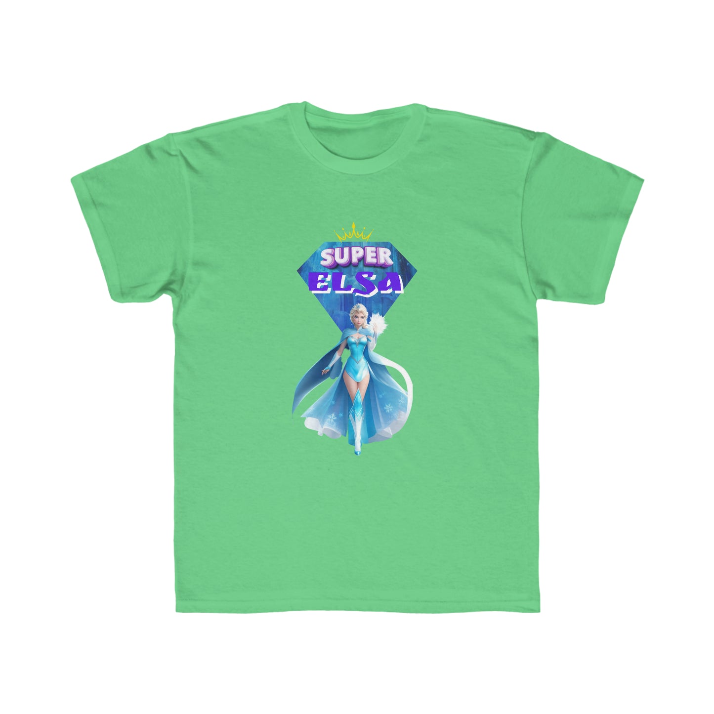 Camiseta de corte regular para niños - Princesas Heroína Elsa