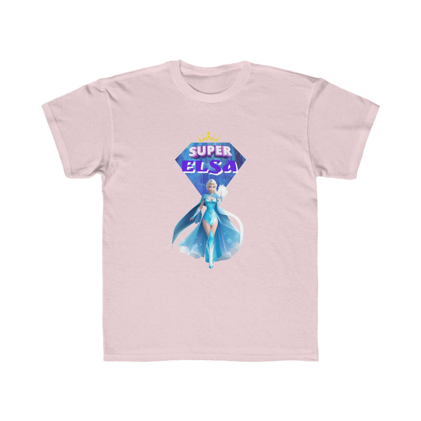Camiseta de corte regular para niños - Princesas Heroína Elsa