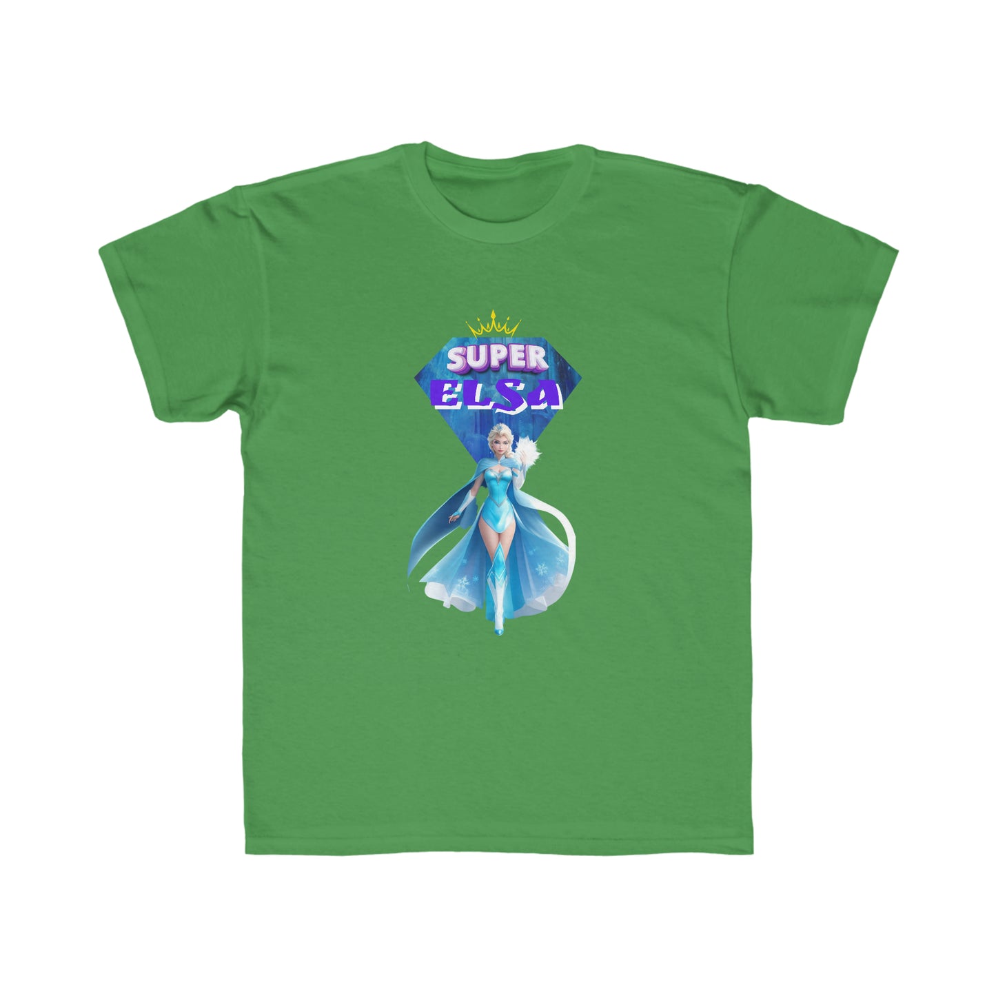 Camiseta de corte regular para niños - Princesas Heroína Elsa