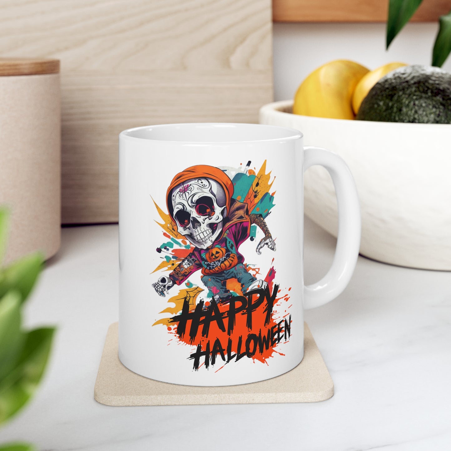 Mug en céramique 11oz - Halloween - Jeune crâne