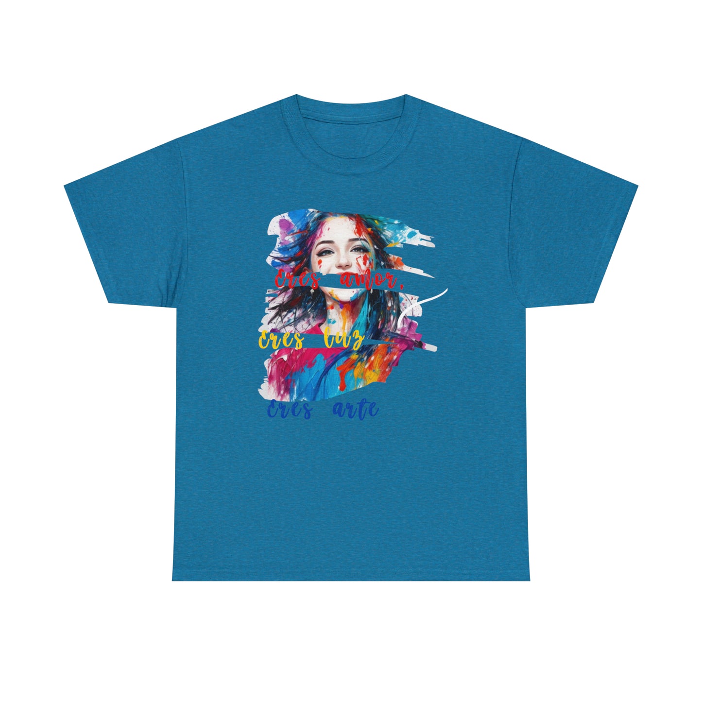 Camiseta unisex de algodón pesado - Amor y libertad - 04