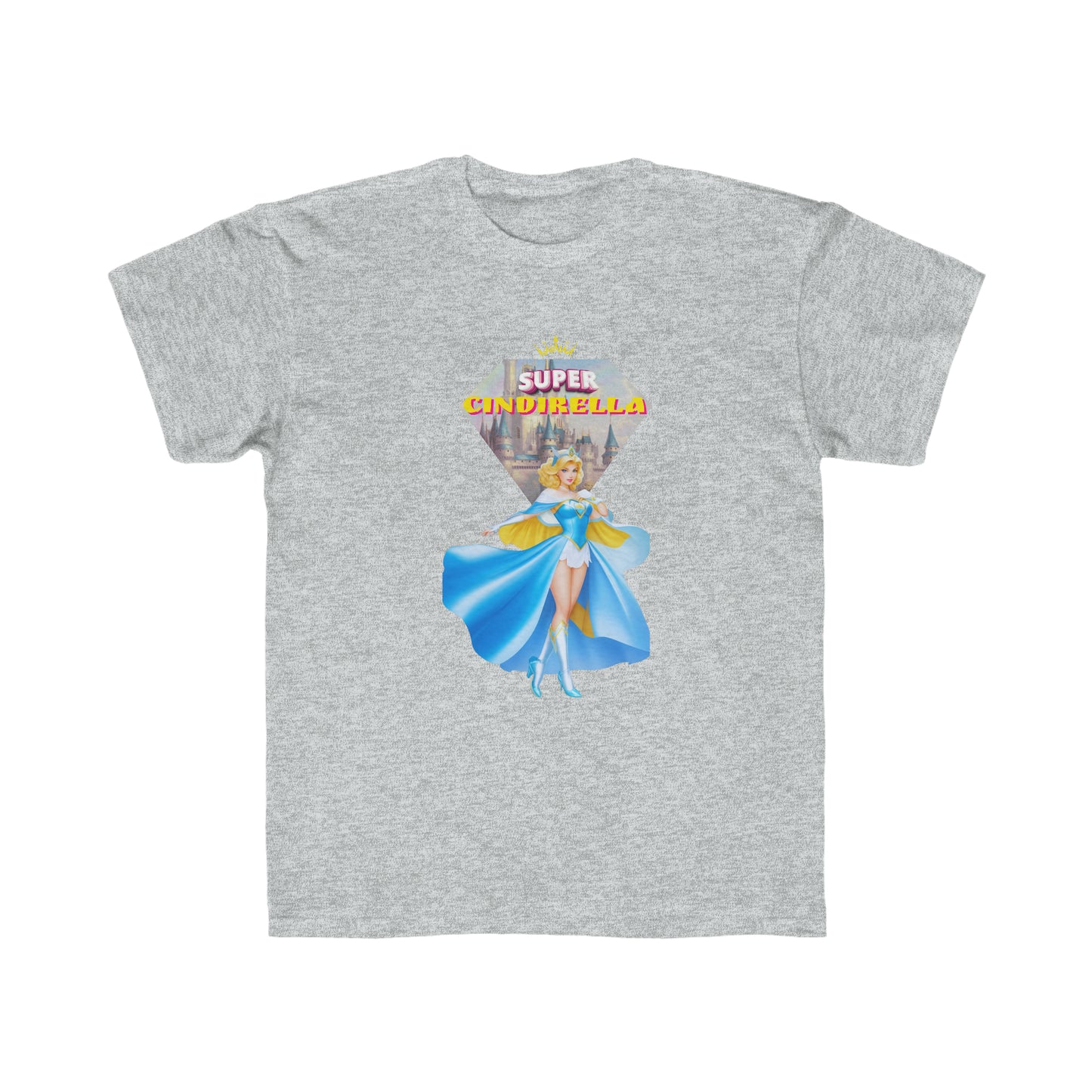 Camiseta de corte regular para niños - Princesas Heroína Cindirella
