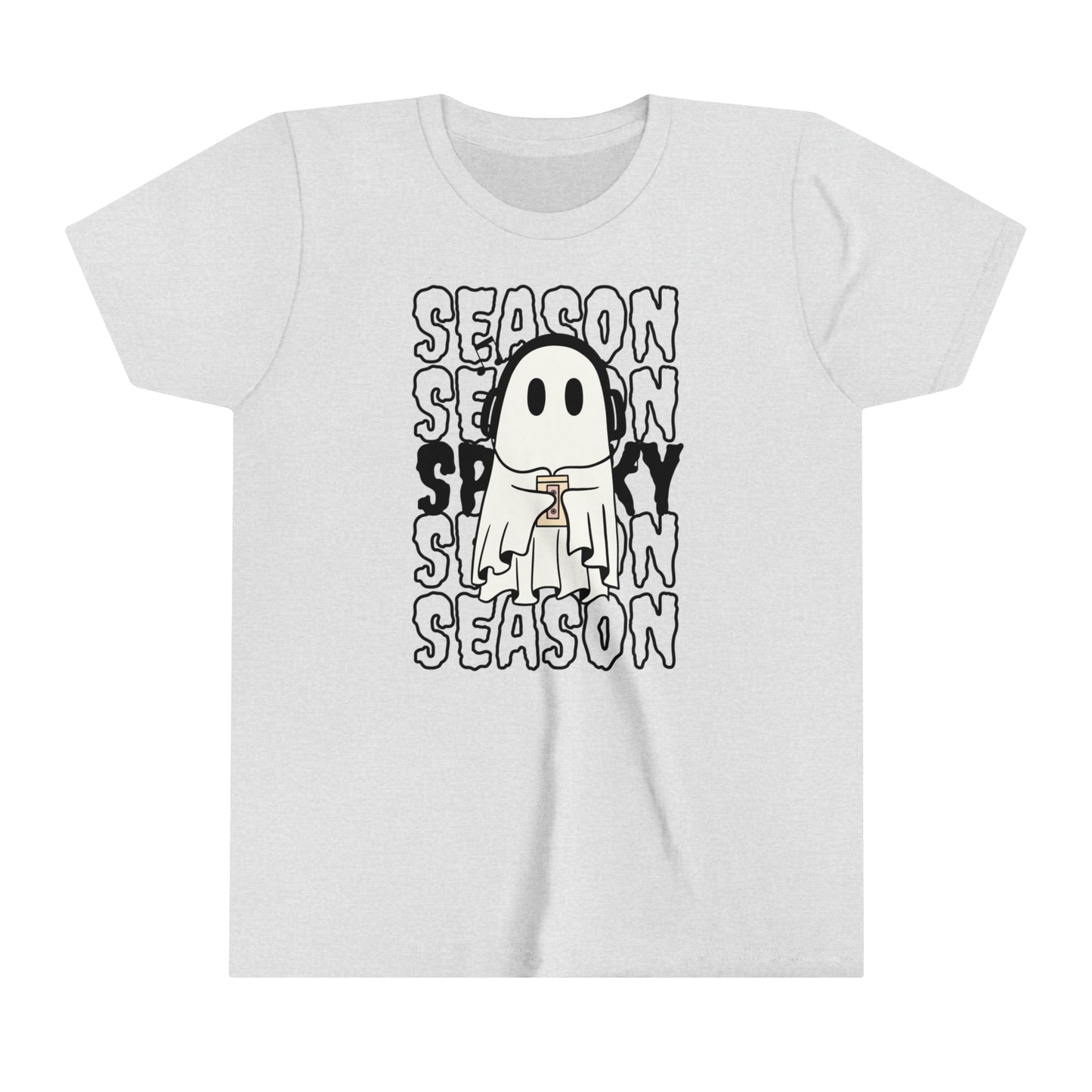 T-shirt à manches courtes pour jeunes - Halloween - Petit Fantôme - 16